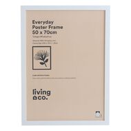 Living & Co Everday Poster Frame White 50cm x 70cm