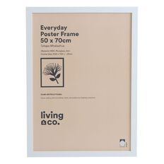 Living & Co Everday Poster Frame White 50cm x 70cm