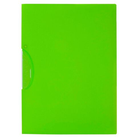 WS Swing Clip File Green A4 | Warehouse Stationery, NZ