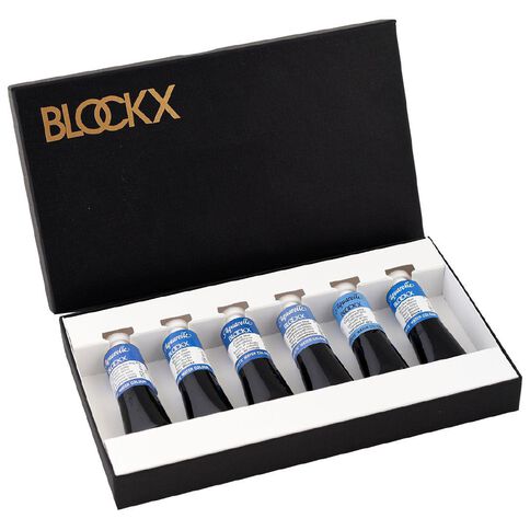 BLOCKX Watercolour Tube 15ml 6 Set Blues