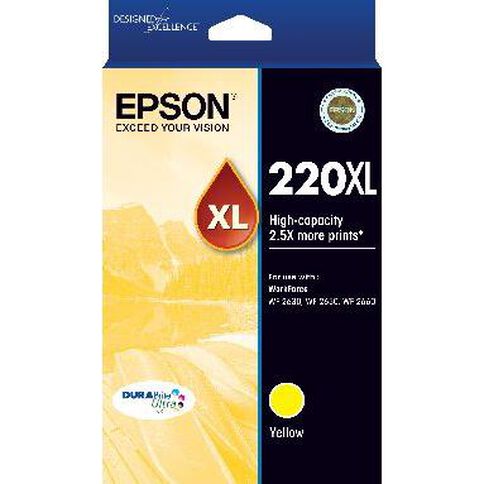 Epson Ink 220XL Yellow (250 Pages)