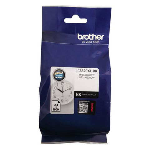 Brother Ink LC3329XLBK Black (3000 Pages)