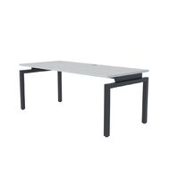 Accent Quick Ship Box Fixed Height Desk Black/Silver 1800 x 800