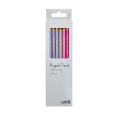 Uniti HB Pencils Purple Mid 6 Pack