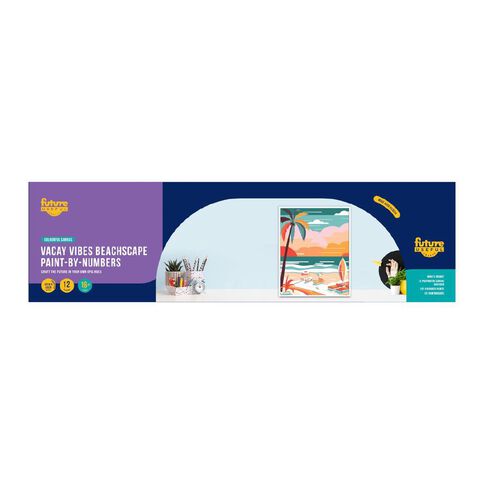 Future Useful Crafty Vacay Vibes Beachscape Paint by Numbers