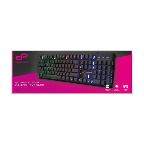 PowerPlay E-Blue Mechanical-Sense Gaming Keyboard Black