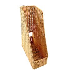 WS Everyday Getaway Rattan Woven Magazine File