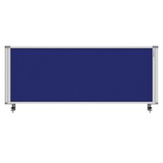Boyd Visuals Desk Mounted Partition 1160W Blue