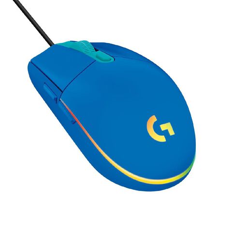 Logitech G203 Lightsync Gaming Mouse Mid Blue Blue Mid