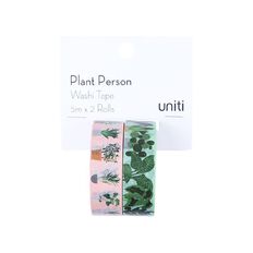 Uniti Plant Person Washi Tape 2 Pack
