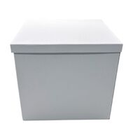 WS Paperboard Storage Box Large White