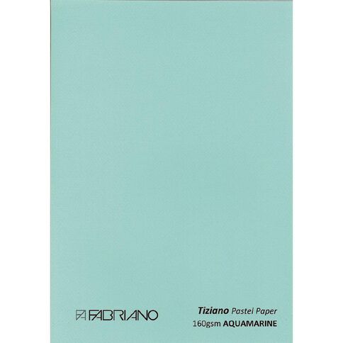 Fabriano Tiziano Pastel Paper 50cm x 65cm Aqua