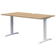 Rapid Fixed Height Desk 1500 x 800 White