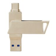 Tech.Inc 64GB USB-A and USB-C Swivel Flash Drive