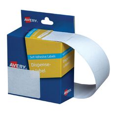 Avery White Rectangle Dispenser Stickers 63x44mm 150 Labels Handwritable