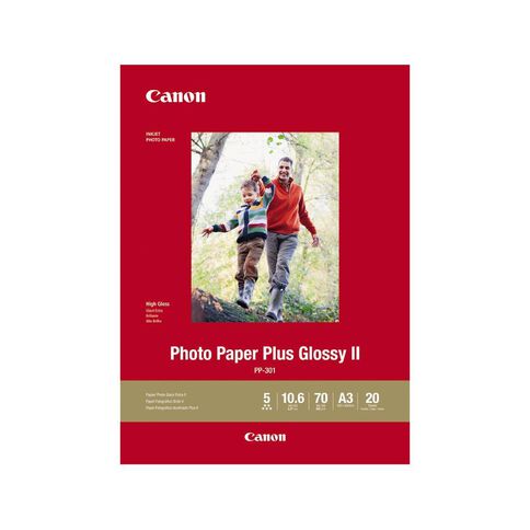 Canon Photo Paper Glossy Photo II 265GSM A3 20 Pack