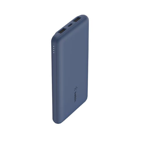 Belkin 10K USB-A and USB-C 15W Power Bank Blue Blue