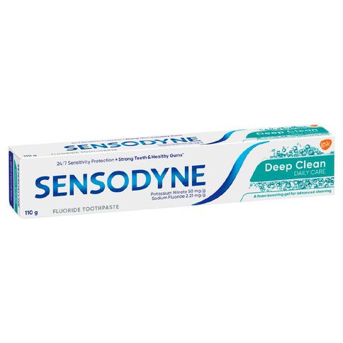 Sensodyne Deep Clean Sensitive Toothpaste 110g