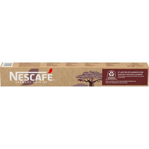Nescafe Farmers Origin Pods Africas Ristretto Coffee Capsules 10 Pack