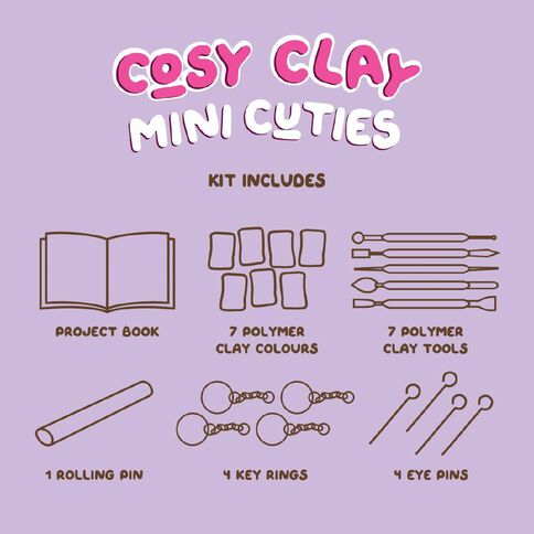 Hinkler Cosy Clay Mini Cuties