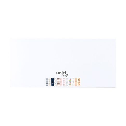 Uniti Premium Single Roll Washi Tape Multi-Coloured