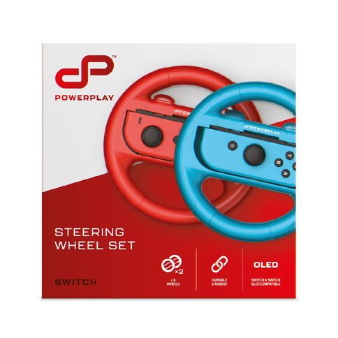PowerPlay Nintendo Switch Steering Wheel Set Neon