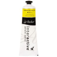 Atelier S4 Acrylic Paint Cadmium Yellow Light 80ml