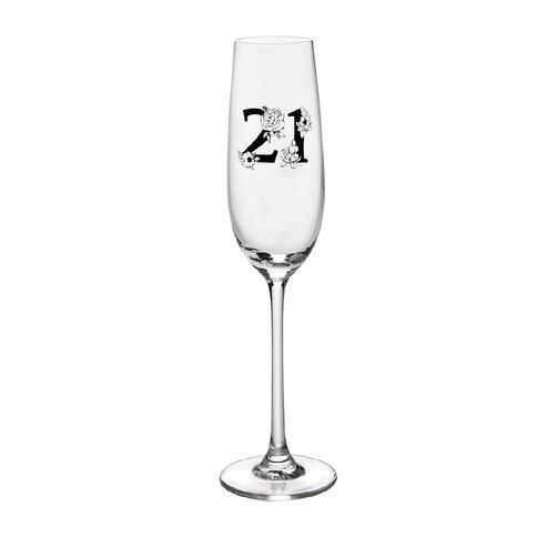 Party Inc 21st Champagne Flute 250ml