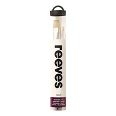 Reeves Oil Short Handle Brush Set of 4