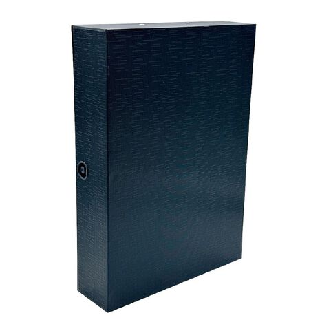 WS Box File Black Foolscap