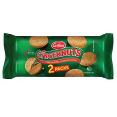 Griffin's Gingernuts Biscuits 2 Pack 500g