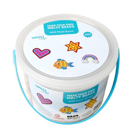 Uniti Melty Beads Bucket 6000 Pieces Uniti Melty Beads Bucket 6000 Pieces