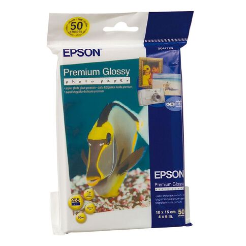 Epson Photo Paper S041729 Glossy 255gsm 6 x 4 50 Pack