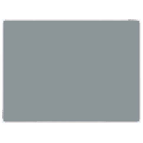Boyd Visuals Velcro Pinboard 900 x 1200mm Grey Mid