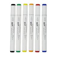 Uniti Dual Basic Ended Markers 6 Pack