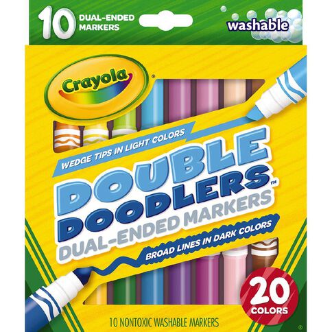 Crayola Double Doodler Dual Ended Markers 10 Pack