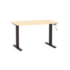 Agile Height Adjustable Desk 1200 Nordic Maple/Black