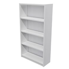 Zealand Commercial 4 Tier Bookcase White