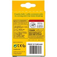 Crayola Chalk 12 Pieces White