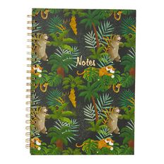 Disney Jungle Book Hardcover Spiral Notebook Green A4