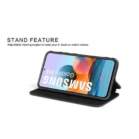 INTOUCH Samsung A55 Milano Wallet Case - Black