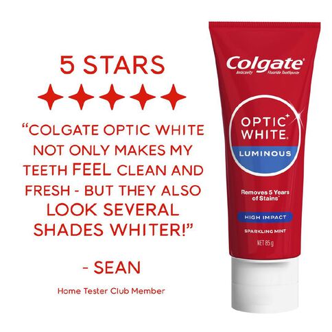 Colgate Optic White High Impact Toothpaste 85g