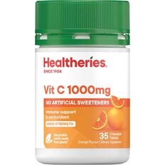 Healtheries Vitamin C 1000mg Chewable Tablets 35s