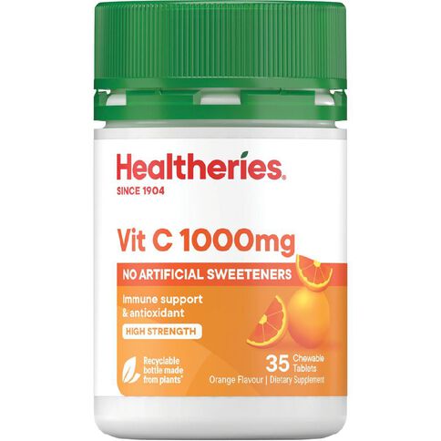 Healtheries Vitamin C 1000mg Chewable Tablets 35s