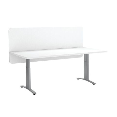 Boyd Visuals Desk Screen Modesty Panel White 1200mm