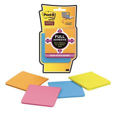 Post-It Super Sticky Full Adhesive Notes Rio De Janeiro Assorted