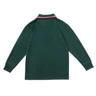 Schooltex Whitau School Long Sleeve Polo with Badge