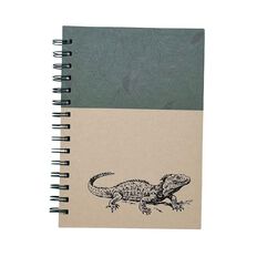 Uniti Kiwiana Spiral Notebook Tuatara A5