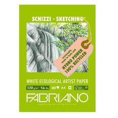 Fabriano Ecological Sketch Pad 120gsm 80 Sheets A4