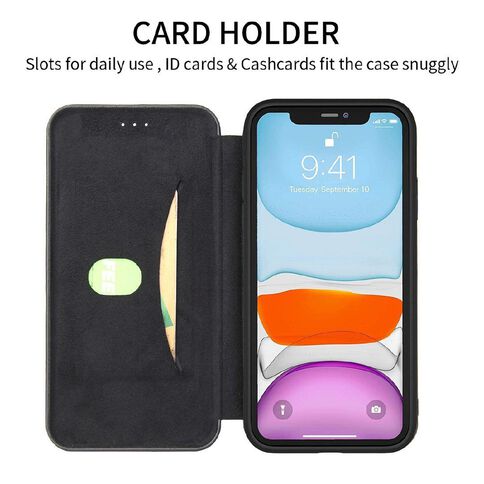 INTOUCH iPhone 13 Milano Wallet Case Black